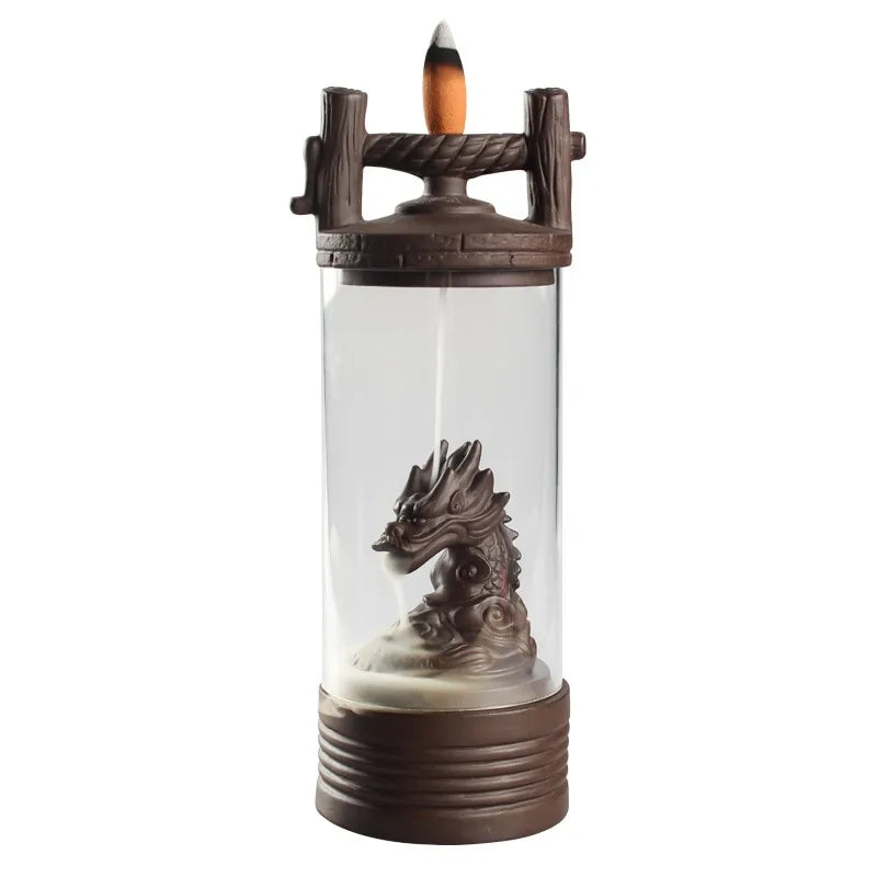 Fashion Auspicious Dragon Backflow Incense Burner