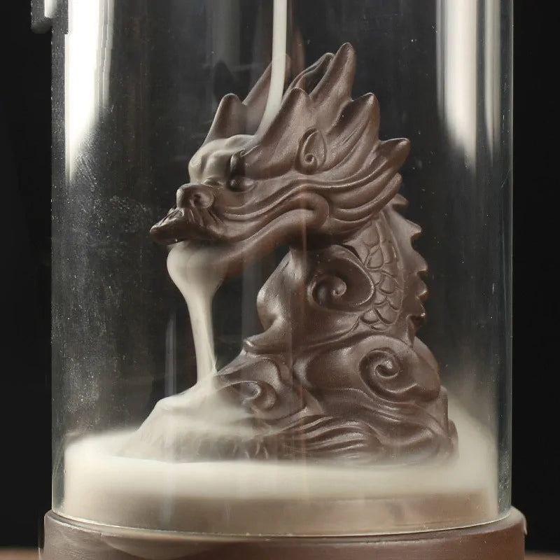 Fashion Auspicious Dragon Backflow Incense Burner
