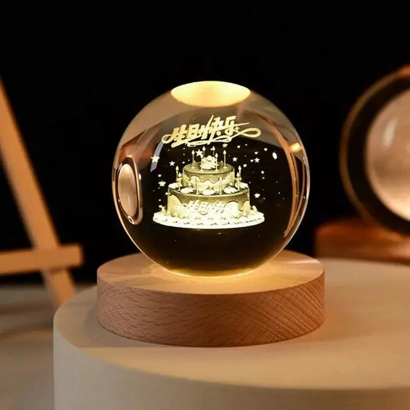 Crystal Ball LED Night Light