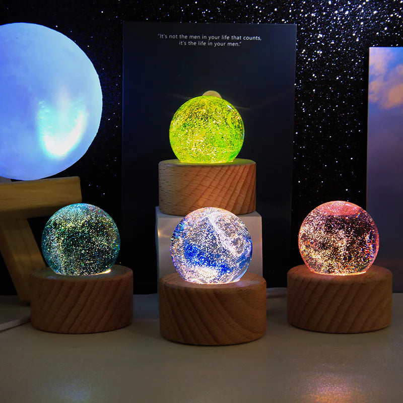 Glass Bead Crystal Ball Decoration